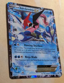 Pokemon TCG Ash-Greninja EX XY Black Star Promo XY133 Holo Card TCG Regular Size - Image 4