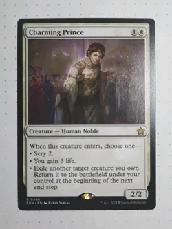 Charming Prince -NM Rare- Foundations 2024 FDN 0568 MTG Magic White english card - Image 1