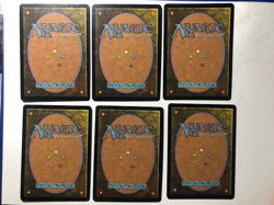 6x Mountain LP-MP 1998 Urza's Saga Magic Cards, FREE SHIPPING - Image 2