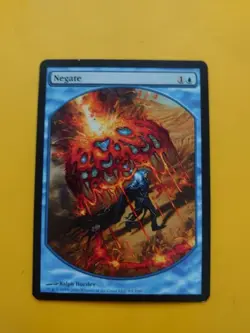Negate. Textless player reward token. Magic the Gathering Card. - Image 1