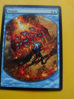 Negate. Textless player reward token. Magic the Gathering Card. - Image 2