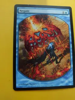 Negate. Textless player reward token. Magic the Gathering Card. - Image 3