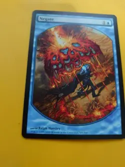 Negate. Textless player reward token. Magic the Gathering Card. - Image 5