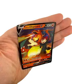 2021 Pokemon TCG Lance’s Charizard V SWSH133 Celebrations Black Star Promo Card - Image 4