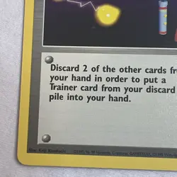 POKEMON BASE SET CARD 74/102 Trainer Item Finder LP - Image 5