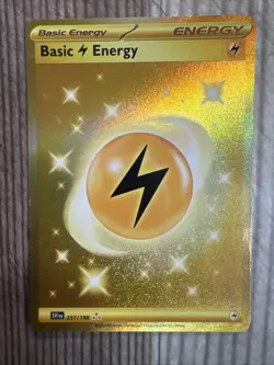 Lightning Energy - 257/198 - Pokemon Scarlet Violet Base Secret Rare Card DMG - Image 1