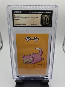 CGC 10 Pristine Slowpoke Old Maid 2019 Japanese Pokemon Card FREE SHIPPING - Image 1
