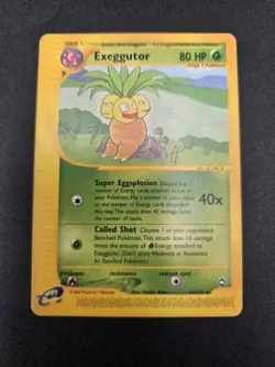 Exeggutor Aquapolis 12/147 Rare Regular Unlimited Pokemon Card - Image 1