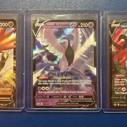 Pokemon Galarian Articuno V Moltres V & Zapdos V Chilling Reign 3 Card Lot NM - Image 3