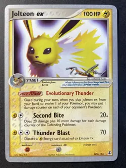 Jolteon EX 109/113 World Championships 2007 - Pokemon Card Near Mint - Image 1