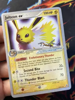 Jolteon EX 109/113 World Championships 2007 - Pokemon Card Near Mint - Image 3