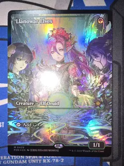 MTG - Foundations - Llanowar Elves (Showcase) #0429 - Near Mint Foil - Image 1