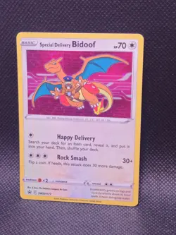 Special Delivery Bidoof SWSH177 SWSH: Sword & Shield Promo Cards Holo - Image 3