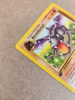 Aerodactyl 16/62 Fossil 1st Edition Rare Pokemon Card TCG 1999 LP - NM - Image 2