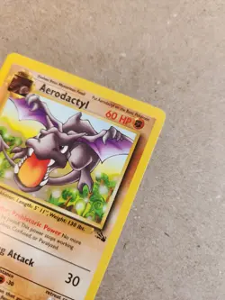 Aerodactyl 16/62 Fossil 1st Edition Rare Pokemon Card TCG 1999 LP - NM - Image 5