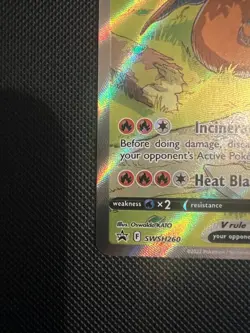 Charizard V SWSH260 Black Star Promo Holo Pokemon Card - Image 4