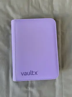 Vault X Just Purple 4-Pocket Exo-Tec Zip Binder - 160 Cards - Image 1