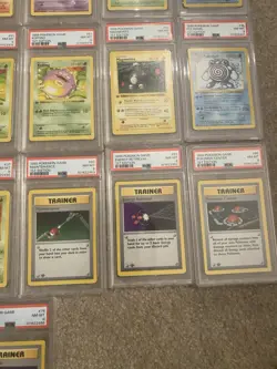 Lot of 20 PSA 8 Graded Pokemon 1st Edition Cards - Image 5