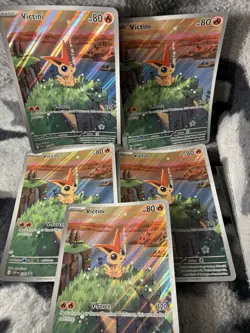 Pokemon Jumbo Card Lot of 12 cards Charizard Black Star Promo 196 Victini - a24 - Image 2