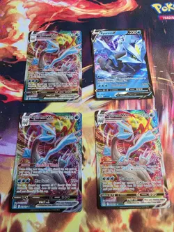 Pokemon Kyurem Lost Origin Lot Kyurem V 48/196 Kyurem VMAX 49/196 NM Four Cards - Image 3