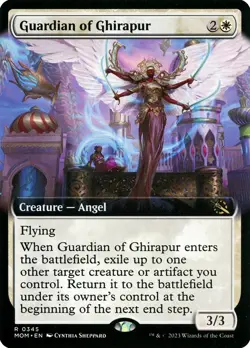 1x Guardian of Ghirapur (Extended Art FOIL) - NM - See Pic for Set - - Image 1