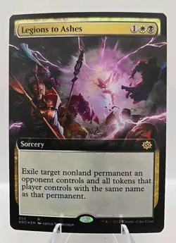 Legions to Ashes (Extended Art) MTG The Brothers' War Foil - Image 1