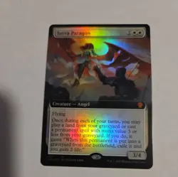 Serra Paragon - Foil Extended Art DMU NM MTG - Image 1