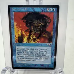 Magic The Gathering Force of Will Alliances Lightly Played (2) - Image 1