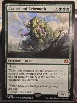 Craterhoof Behemoth - Tarkir dragonstorm - Magic the gathering - Image 1
