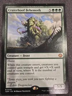 Craterhoof Behemoth - Tarkir dragonstorm - Magic the gathering - Image 2