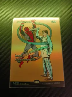 MTG Spider-man Source Material Counterspell FOIL Mythic 0009 - Image 1