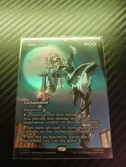 MTG Spider-man Source Material Nine Lives FOIL Mythic 0003 - Image 1