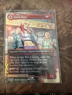 Gwen Stacy (0202) (Borderless) Marvel's Spider-Man Foil - Image 1