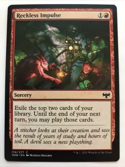 MTG Innistrad: Crimson Vow Reckless Impulse 174/277 LP - Image 1