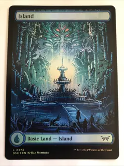 MTG Duskmourn: House of Horror Island Full Art Foil 0273 NM - Image 1