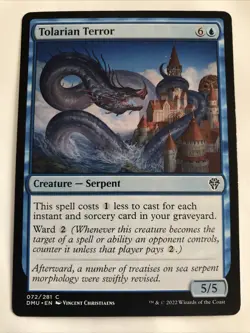 MTG Dominaria United Tolarian Terror 072/281 LP - Image 1