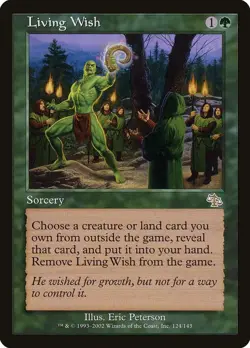 Living Wish Judgment Rare NM Magic: The Gathering 124 Normal - Image 1