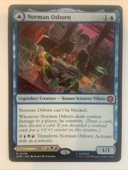 MTG Norman Osborn x1 Mythic Spider-Man NM Low S&H - Image 1