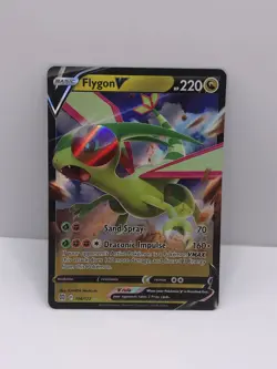 Flygon V 2022 Pokemon Sword & Shield Brilliant Stars #106 Ultra Rare Holo NM - Image 1