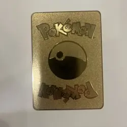 Charizard VMAX Rainbow Pokemon Gold Metal Card Collectible Gift Display - Image 2