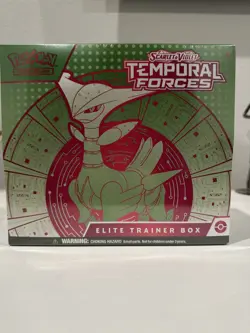 Pokemon TCG: Temporal Forces Elite Trainer Box ETB Iron Leaves SV05 New Sealed - Image 1
