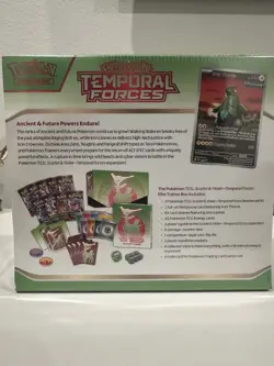 Pokemon TCG: Temporal Forces Elite Trainer Box ETB Iron Leaves SV05 New Sealed - Image 2