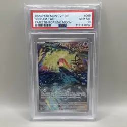 2023 Pokemon Scream Tail Black Star Promo 065 Paradox Rift ETB PSA 10 - Image 1