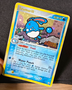 Pokemon - Azumarill - Ex Team Rocket Returns - Stamped Holo Rare - 1/109 - MP-HP - Image 3