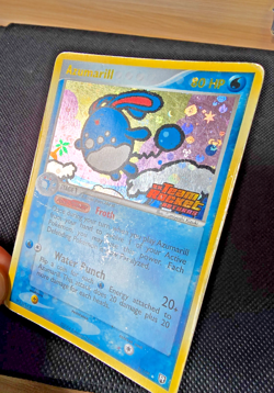 Pokemon - Azumarill - Ex Team Rocket Returns - Stamped Holo Rare - 1/109 - MP-HP - Image 4