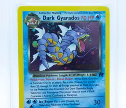 PSA 7 DARK GYARADOS (Prerelease) 8/82 Holo Swirl Rare Team Rocket - Pokemon Card - Image 2