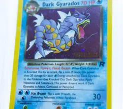 PSA 7 DARK GYARADOS (Prerelease) 8/82 Holo Swirl Rare Team Rocket - Pokemon Card - Image 3