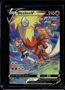Pokemon SWSH12: Silver Tempest Trainer Gallery Blaziken V TG14/TG30 1 - Image 1