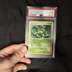 PSA 6 Sceptile Diamond & Pearl Great Encounters Holo Pokemon Card 8/106 - Image 1
