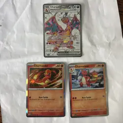 Charizard Ex Promo 056 Charmander 026 Charmeleon 027 Premium Collection Pokemon - Image 1